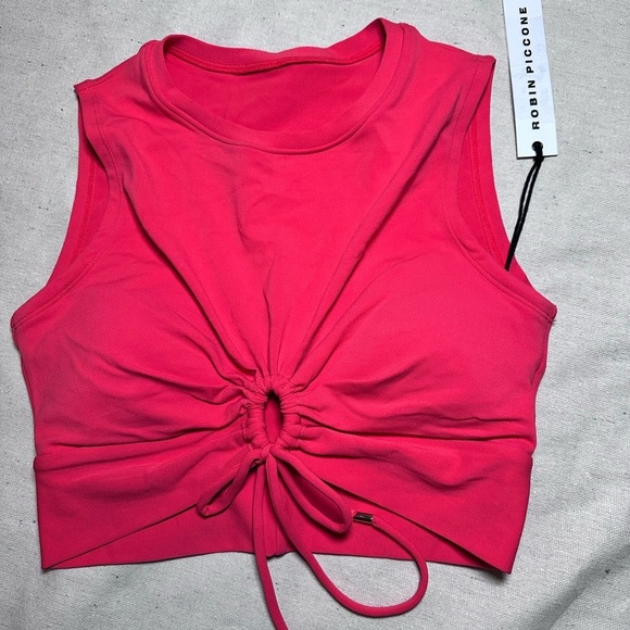 Robin Piccone Other - ROBIN PICCONE Aubrey Tank Top Swimsuit Tank Top Poppy Small Keyhole NWT